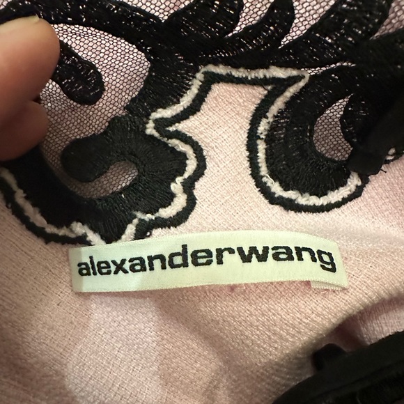 Alexander Wang lace-trimmed terry-cloth minidress - Picture 7 of 8